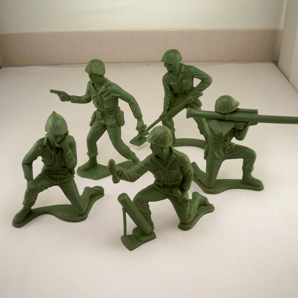 Tim Mee Toys, 5 Large Army *Men